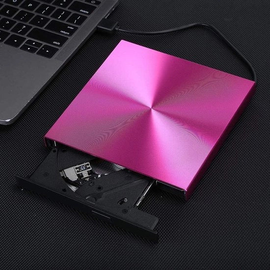 Disco ottico portatile USB 3.0 lettore CD/DVD +/- RW compatibile con laptop e desktop, bruciatore DVD/RW, unità disco RW