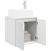 Mobile Lavabo | Armadio Lavabo da Parete Bianco 49,5 x 41 x 63 cm