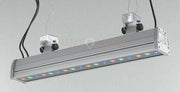 PROIETTORE LED WALLWASHER ALLUMINIO 136W RGB DIMMERABILE IP65 56,5X15,4X8,55CM