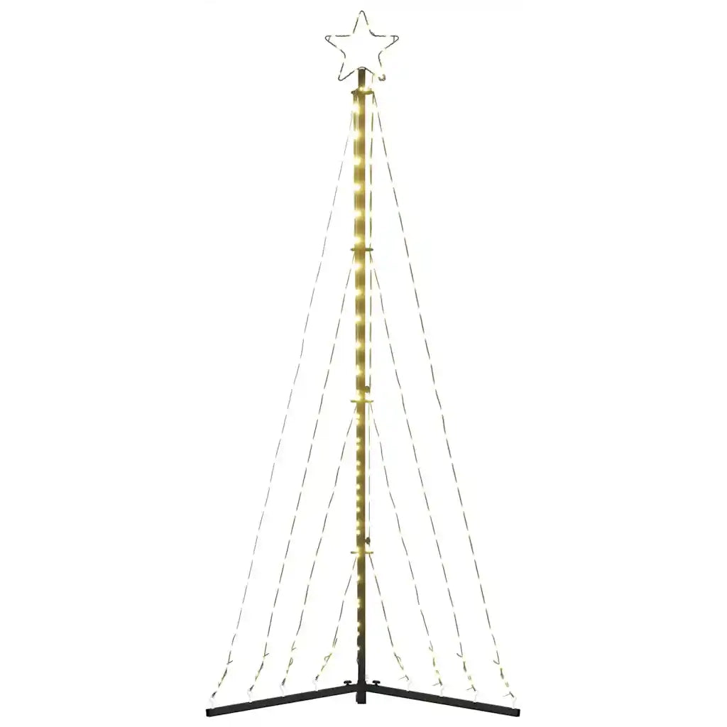 Albero di Natale a LED-Luci decorative natalizie 339 LED Bianco Caldo 187 cm