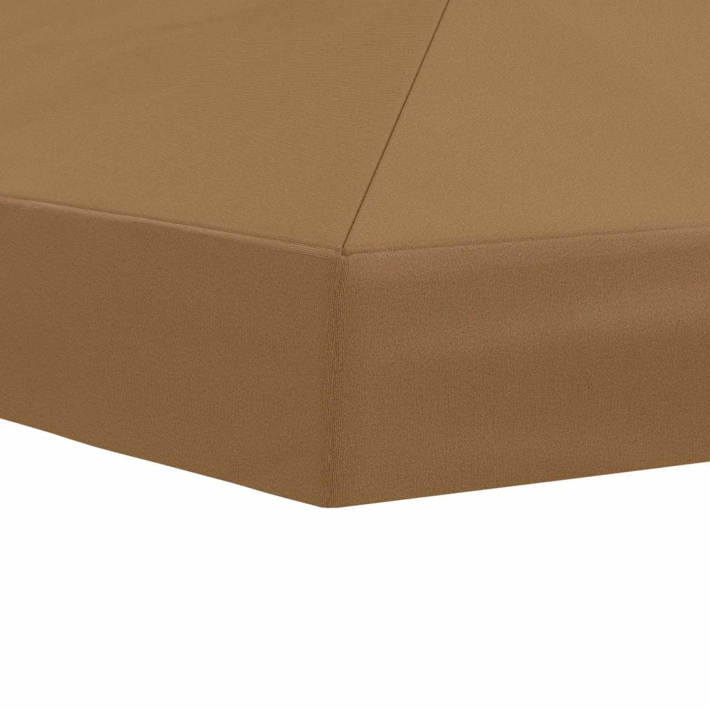 Copertura Tenda Gazebo 6 x 3 m Beige Poliestere 190 900398