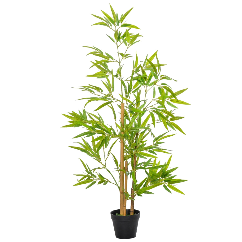 Pianta decorativa artificiale di bamb¨´, 120 cm, albero realistico per interni.