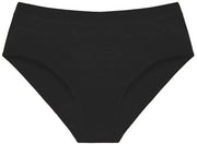 Set di 3 assorbenti per donna, cotone puro, impermeabile, protezione mestruale, lavabile, Nero-2XL