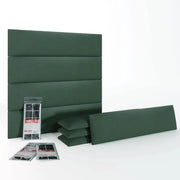 Pannello da parete, decorazione 3D moderna, rivestimento da parete, cuscino acustico da parete, assorbimento del suono, capoluce per letto, soggiorno, decorazione da parete, rettangoli 15 x 60 cm, set da 8.