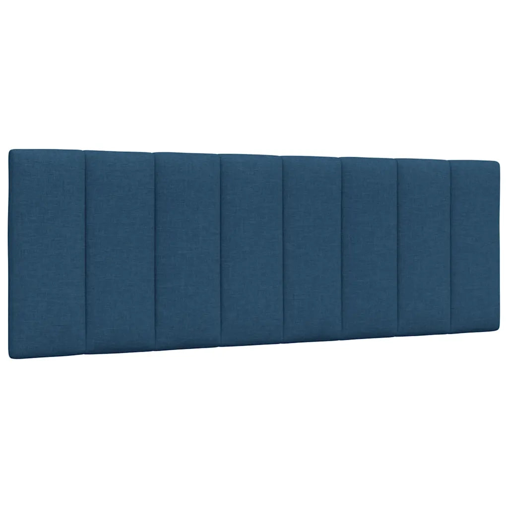 vidaXL Letto con Materasso Blu 140x190 cm in Tessuto