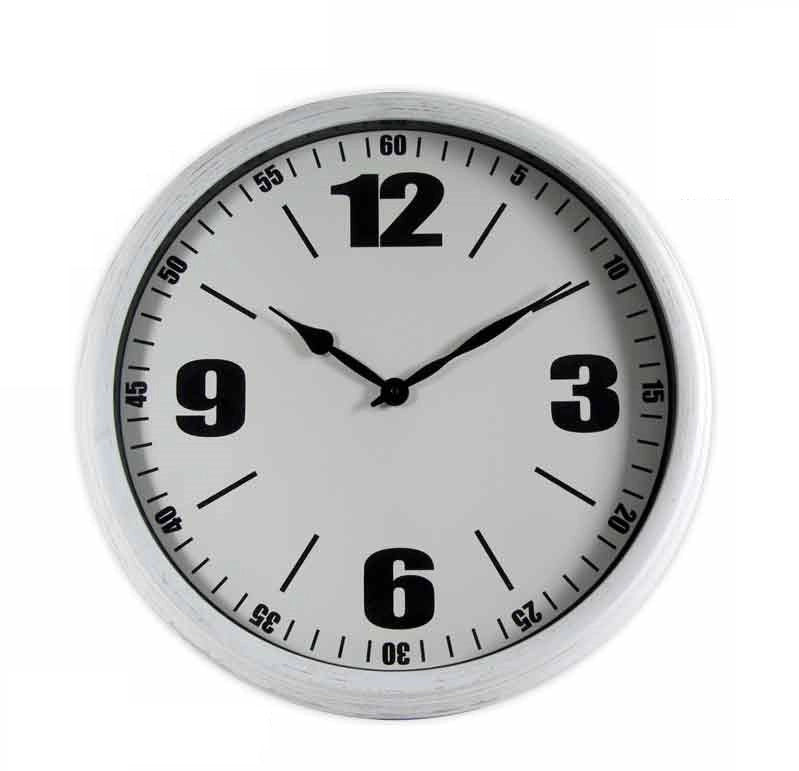 ERY OROLOGIO BIANCO DA PARETE 58X58X5,2 CM