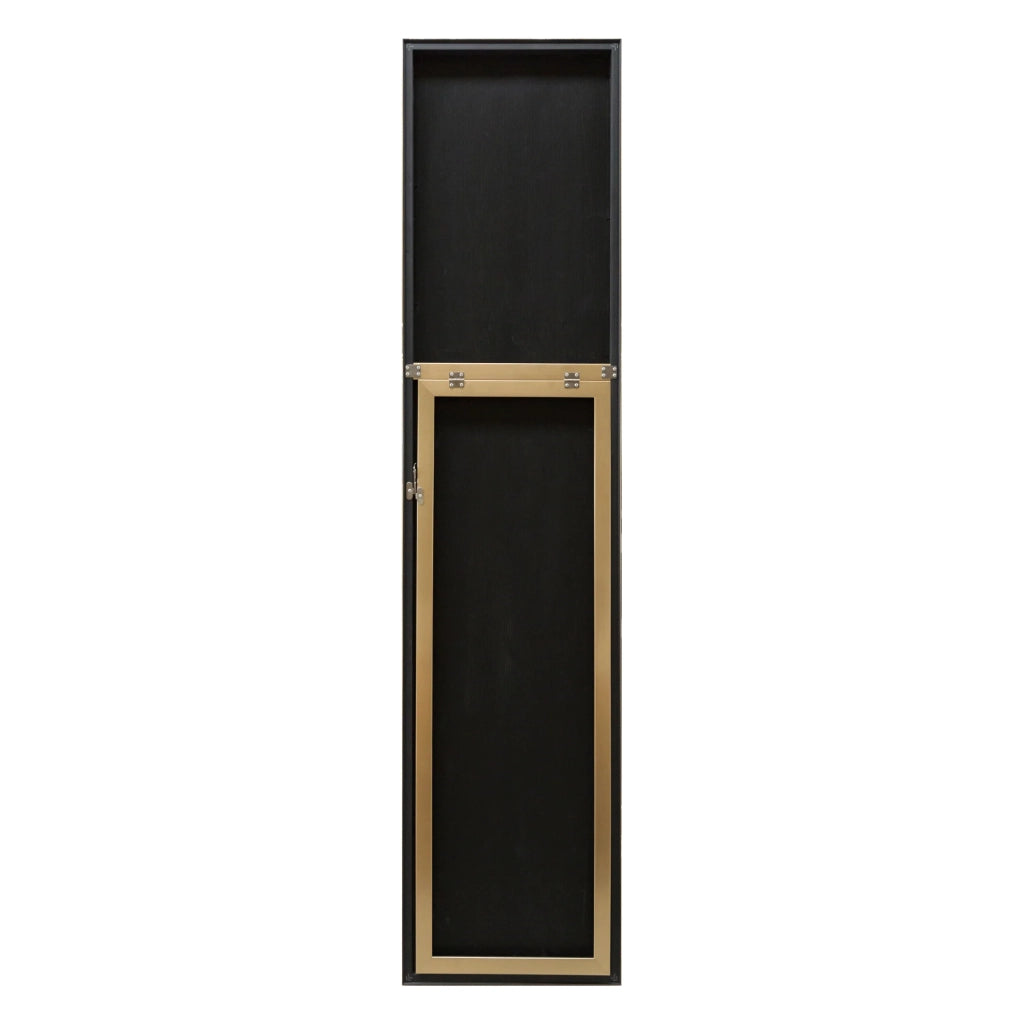 Specchio a figura intera basculante 150 x 35 cm oro 03_0007969