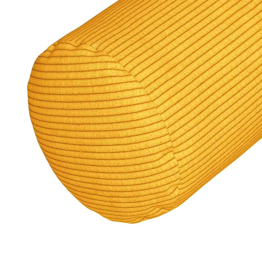 Cuscini a rullo 2 pcs Giallo Chiaro Ø 15 x 40 cm 42014309
