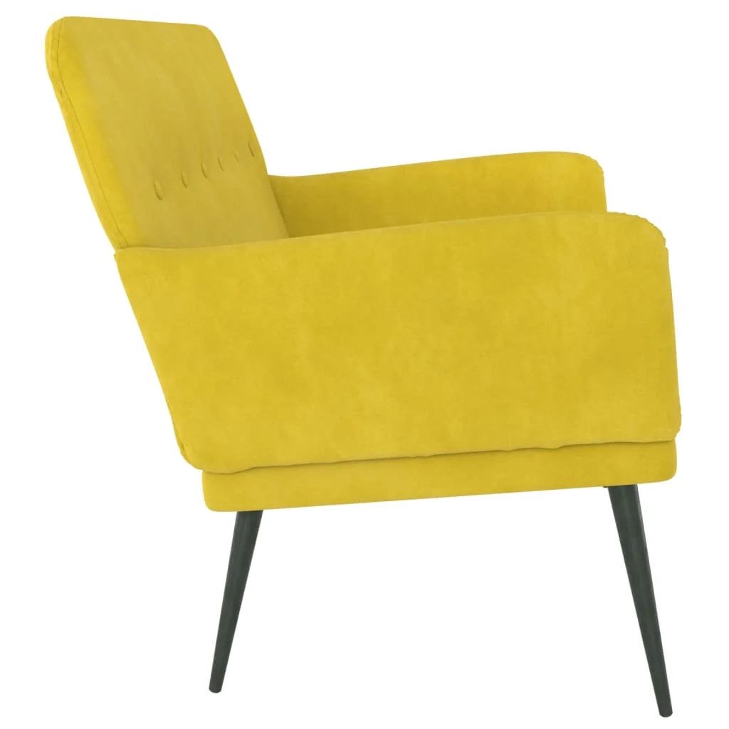 Panca/panca 108 x 79 x 79 cm velluto giallo 02_0010696