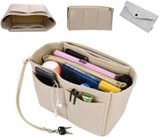 Organizzatore di borsa - tasorganizzatore con più tasche - 1 pezzo - grigio - veltro