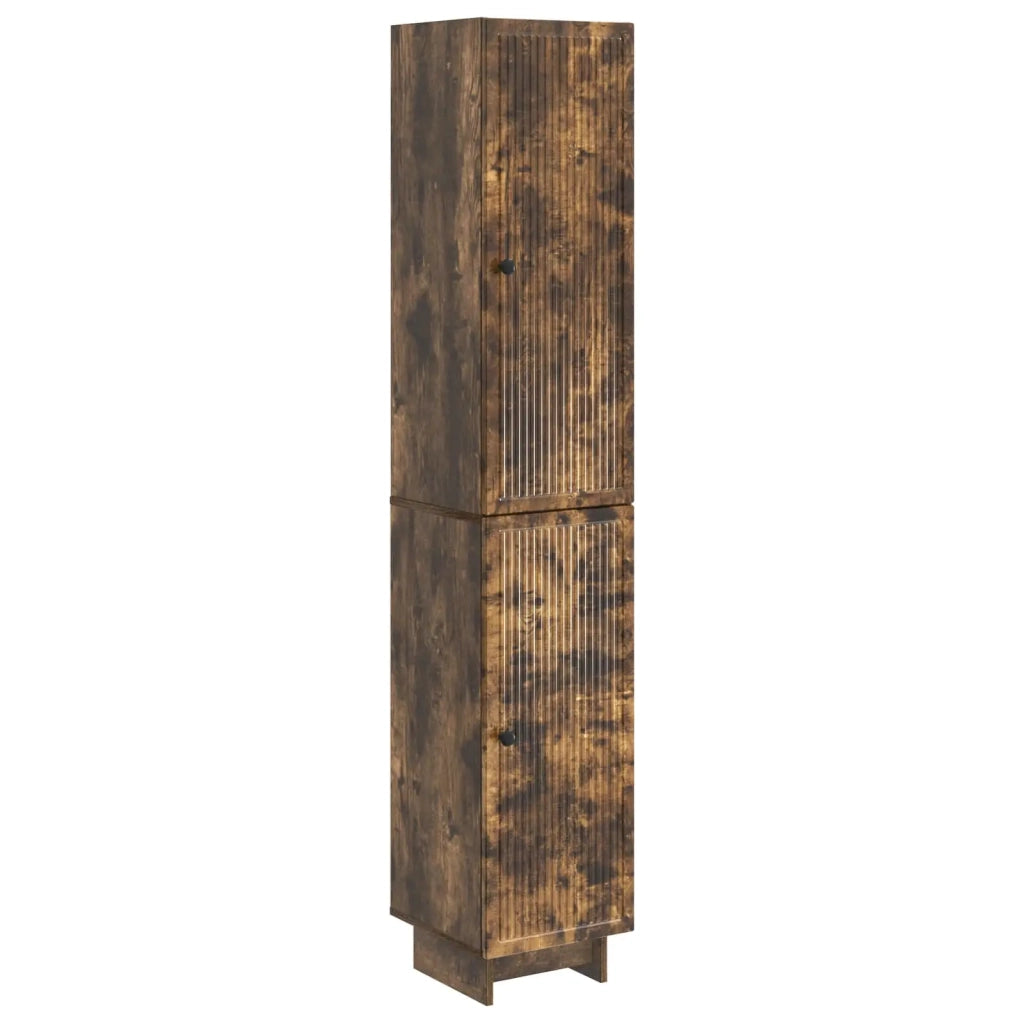 Set di armadi 2 pcs Rovere Fumo 34,5 x 33 x 90 cm