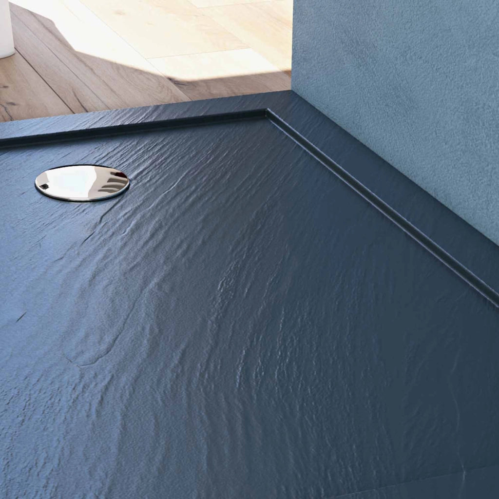 Piatto Doccia 80x170 cm in Acrilico Fosterberg Floret Antracite