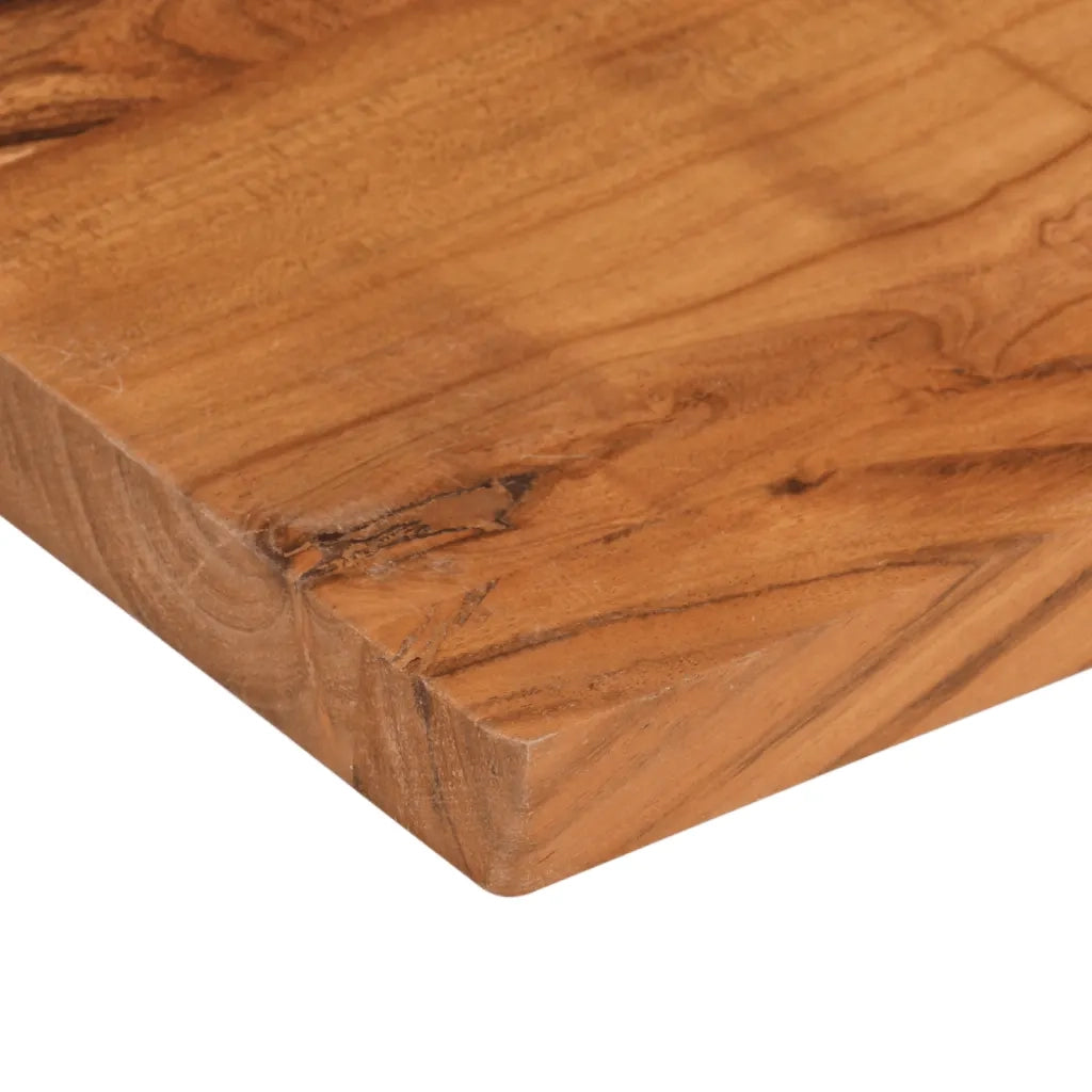 Piano Tavolo 110x80x2,5 cm Rettangolare Legno Massello Acacia