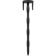 PICCHETTO CHIODO BLOCCA TELO + ALETTE - PA NERO DENTATO MM 45X25 H.CM 11 CF=PZ 200- 1 confezioni