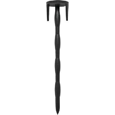PICCHETTO CHIODO BLOCCA TELO + ALETTE - PA NERO DENTATO MM 45X25 H.CM 11 CF=PZ 200- 1 confezioni
