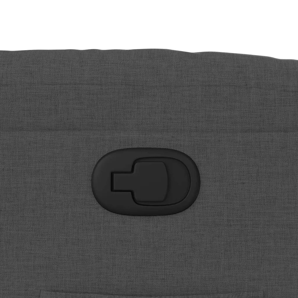 Divano Sedia-Poltrona Reclinabile in Tessuto Grigio Scuro 739210
