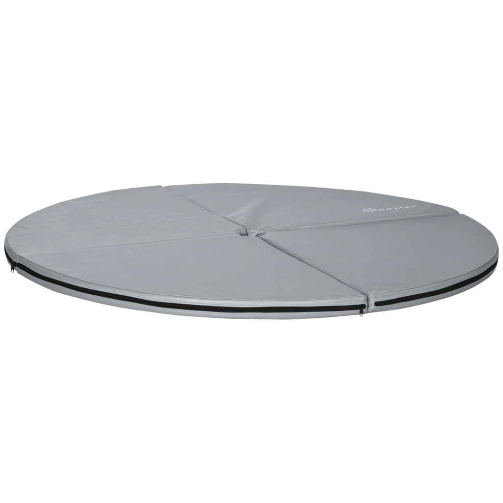 Tappetino pieghevole per pole dance ¨C zephmum ¨C grigio 150x5 cm