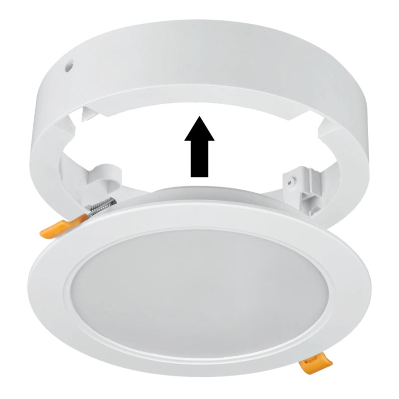 Plafoniera LED bagno 18W 2in1 tonda bianca IP54 DPM