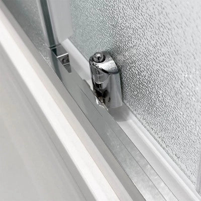 Box doccia 3 lati 80x100x80 cm doppio scorrevole vetro stampato  Tay