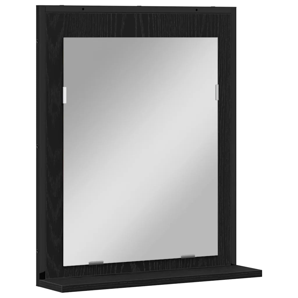 Set di mobili per il bagno 3 pcs Nero Legno multistrato 3334359
