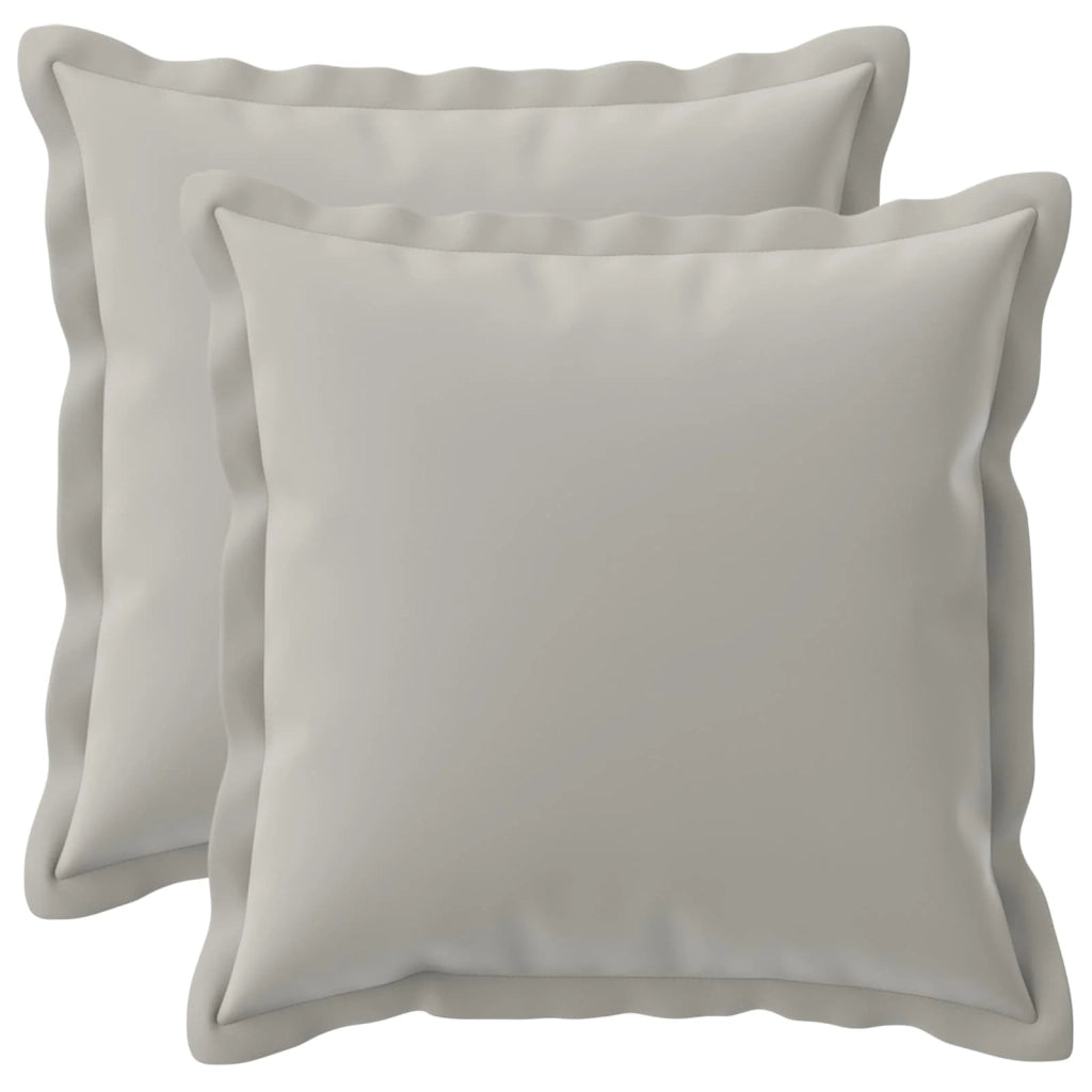 Federa 2 pcs HOUTEN Grigio 30 x 30 cm Poliestere 915909