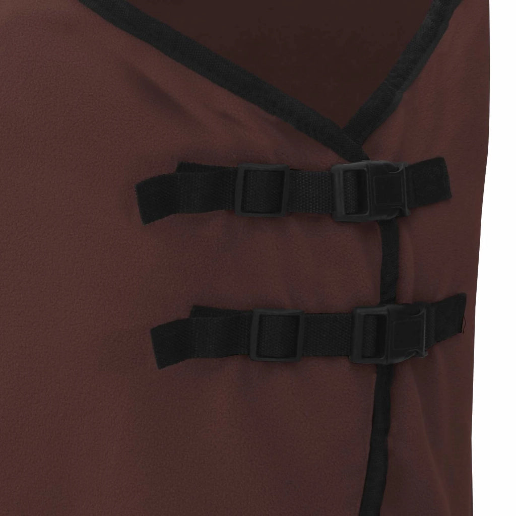 Coperta per Cavalli Marrone Scuro Completo 105 cm Poliestere CFW4344889