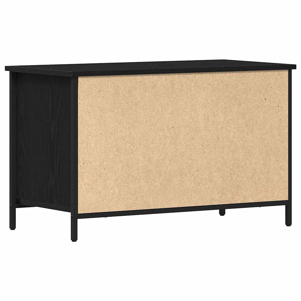 Mobile TV Rovere nero 80 x 40 x 50 cm Legno multistrato 862144