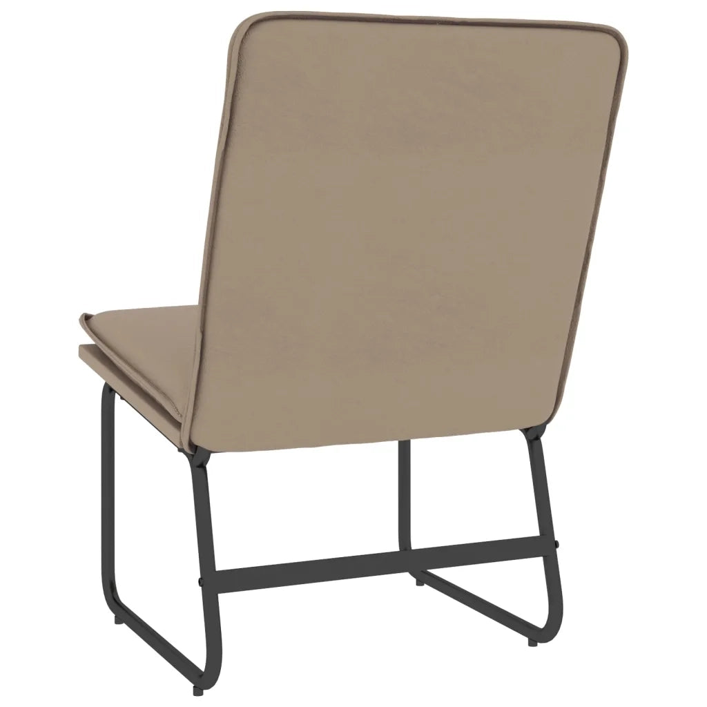 Sedia Lounge Cappuccino 54x75x76 cm in Similpelle 351335