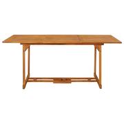 Tavolo da Pranzo per Esterni 180x90x75cm Legno Massello Acacia 315945