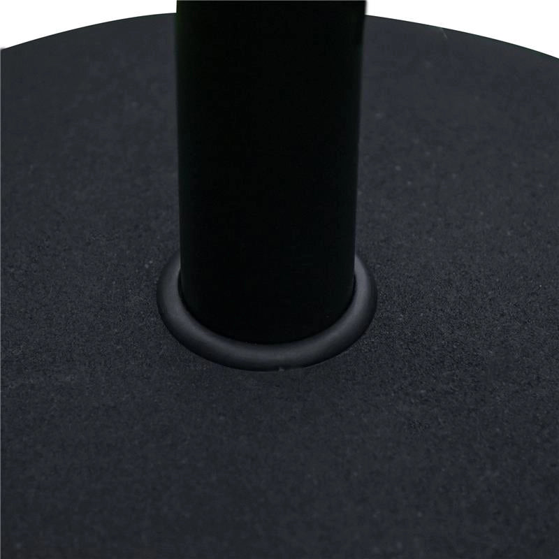 BASE PER OMBRELLONE DA GIARDINO IN CEMENTO PER OMBRELLONI CON PALO DI 35MM, 38MM, 48MM, NERO 50X37CM