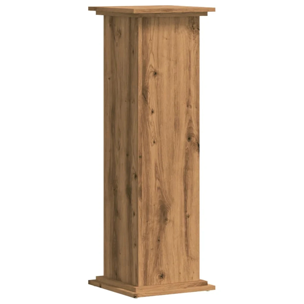 Portavasi mobiletto per fiori 33 x 33 x 100 cm legno ingegnerizzato marrone 02_0045138