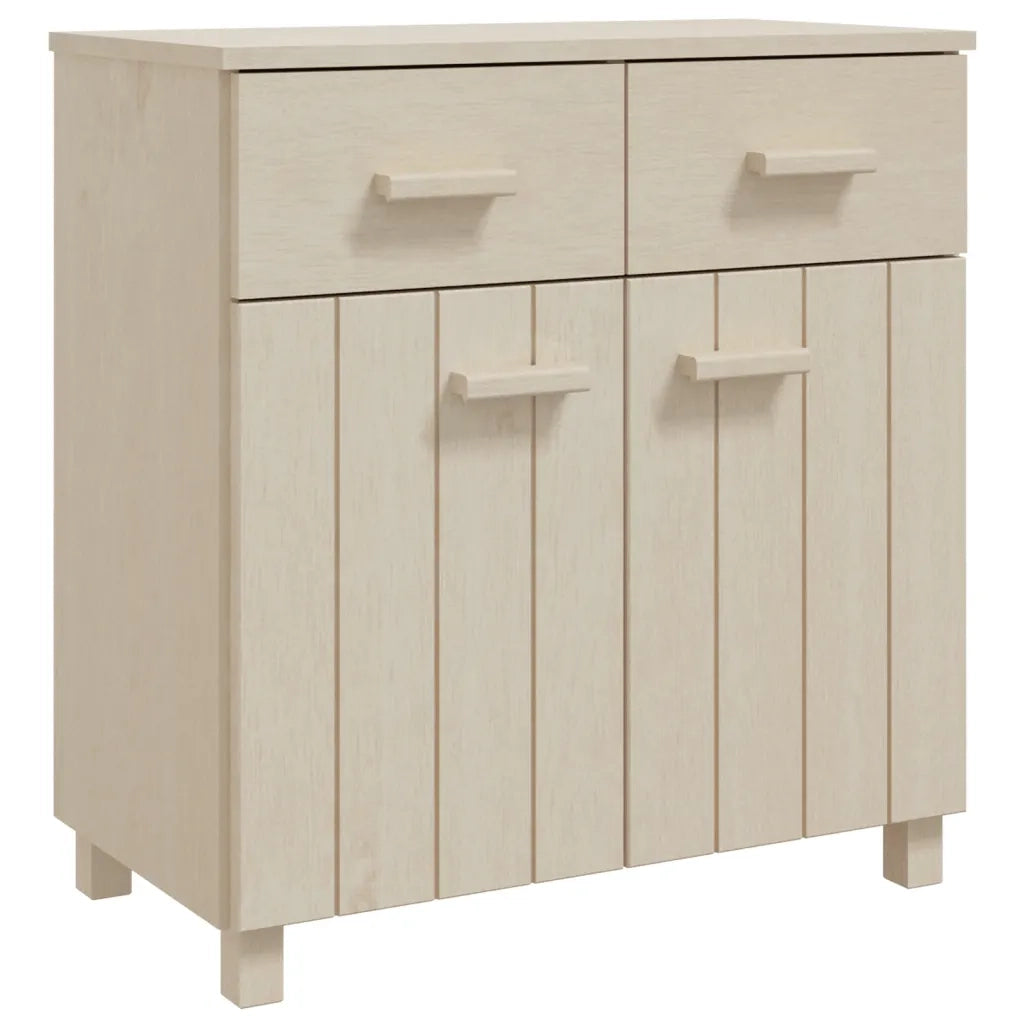 Credenza HAMAR ambra 79x40x80 cm in Legno Massello di Pino