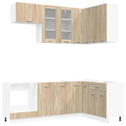 Unità Cucina LYON 8 pz Rovere Sonoma Legno ingegnerizzato 3438509