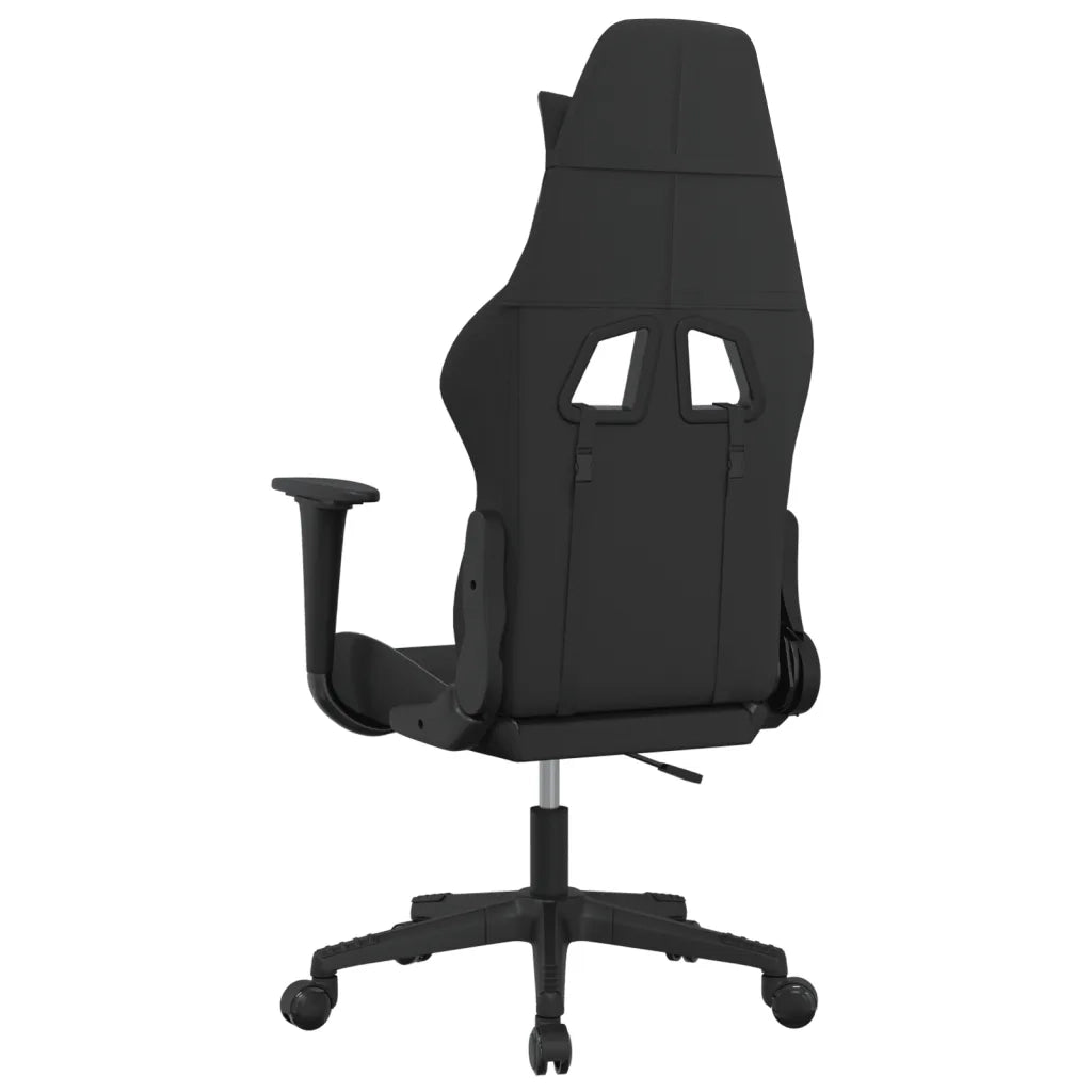 Sedia da Gaming Nero e Blu in Tessuto 3143739