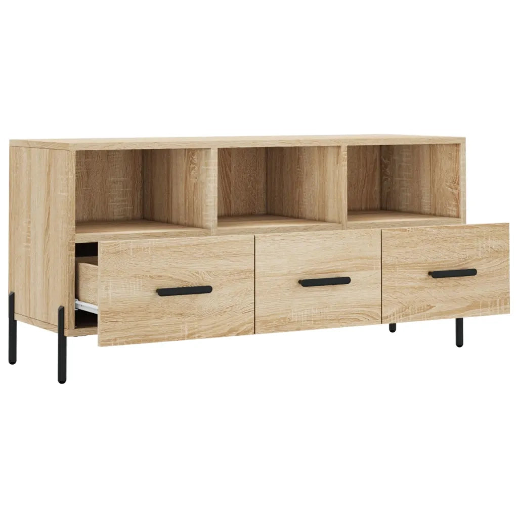Mobile Porta TV-Mobile per TV-Credenza TV Rovere Sonoma 102x36x50 cm in Legno Multistrato 434487