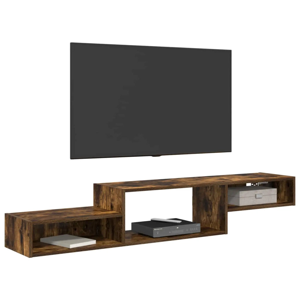 Mobile TV da Parete A parete Rovere Fumo 150 x 28 x 26 cm 8005993
