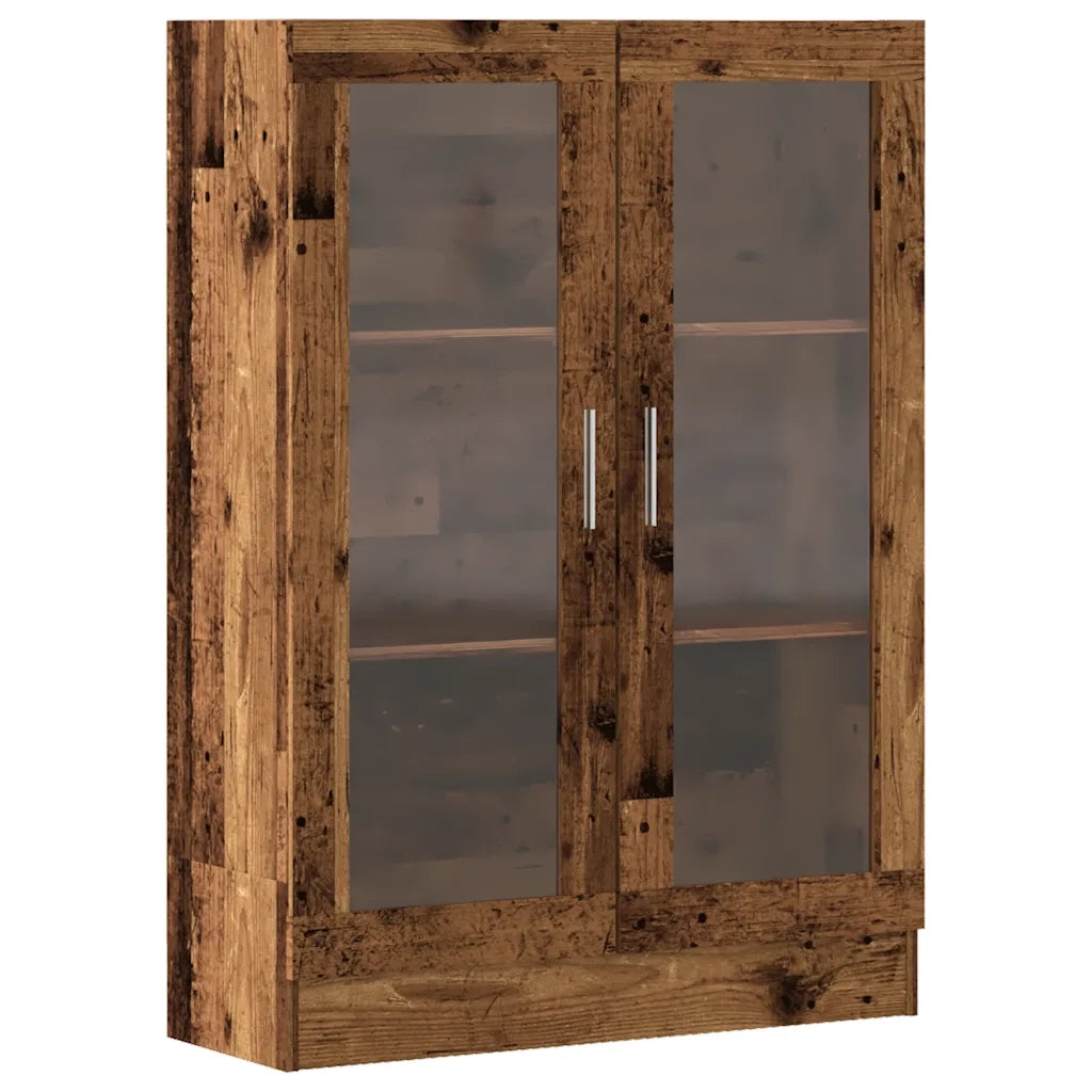 Libreria-Scaffale per Libri-Mobile di Stoccaggio Legno Antico 82,5x30,5x115 cm in Truciolato 576371
