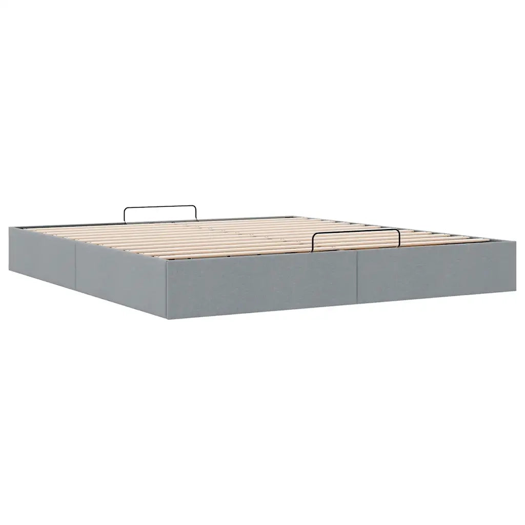 Struttura Letto Pouf senza Materasso 200x200 cm in Tessuto 3310903