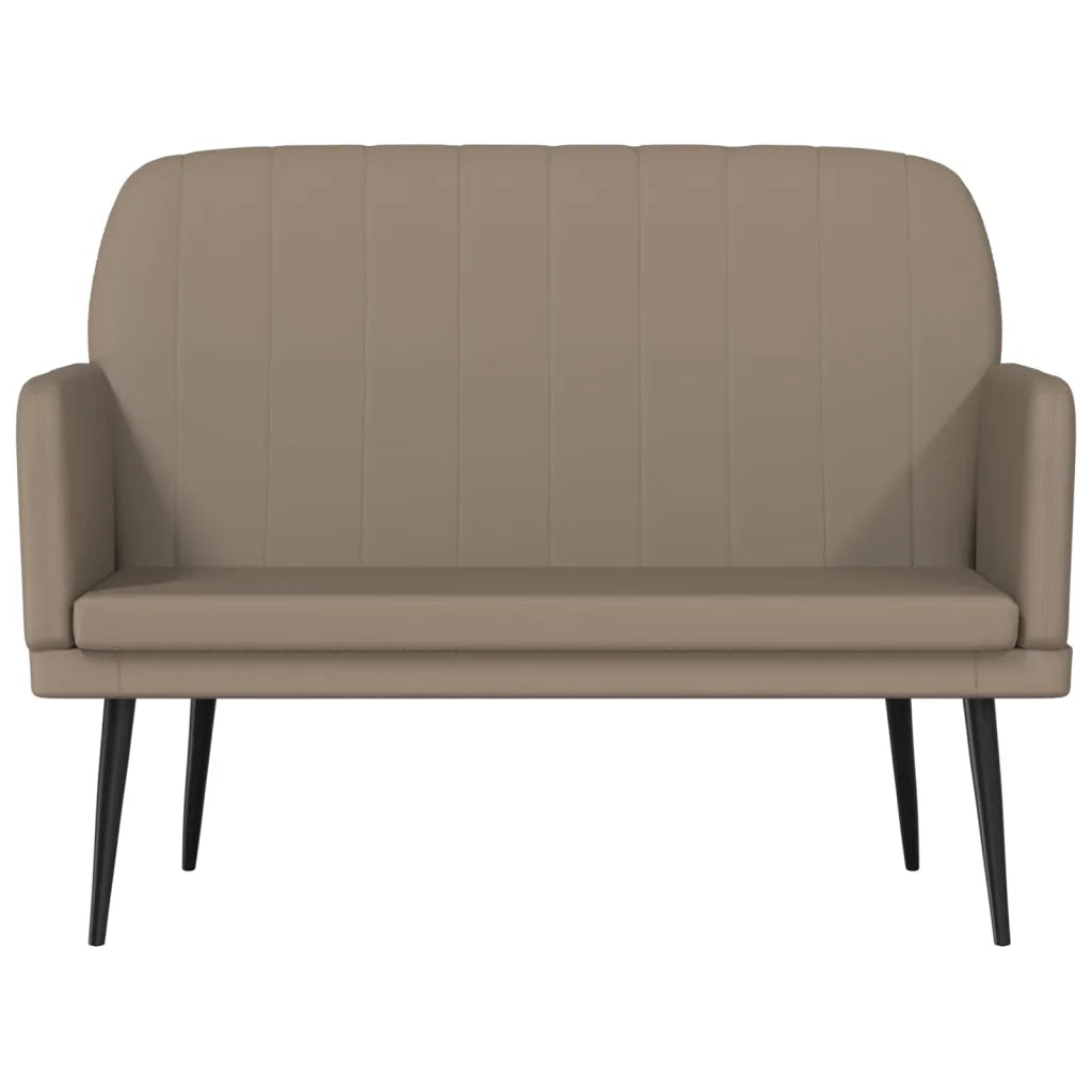 vidaXL Panca Cappuccino 107x80x81 cm in Similpelle