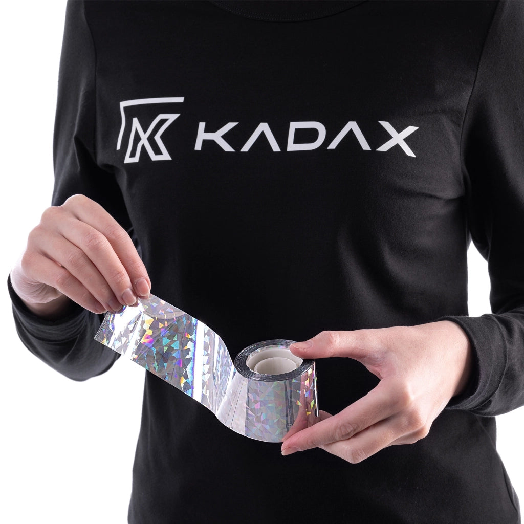 Nastro repellente per uccelli KADAX 50M riflettente, deterrente per piccioni e storni.