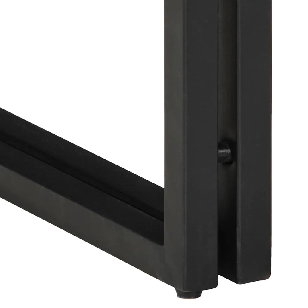 Tavolino Marrone e Nero 30 x 30 x 40 cm Legno di mango massello 4016715