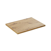 Piano per mobile sottolavabo BRAZZA – 60 cm – Rovere chiaro – Spessore 2,5 cm – Da appoggio