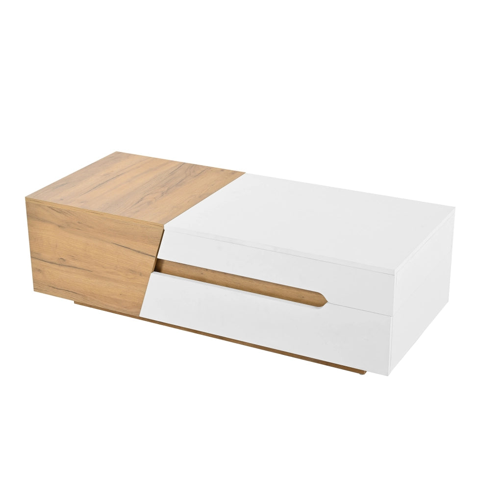 Tavolino da Caff¨¨ Allungabile con Cassetti ¨C Xylo ¨C Legno, Design Moderno