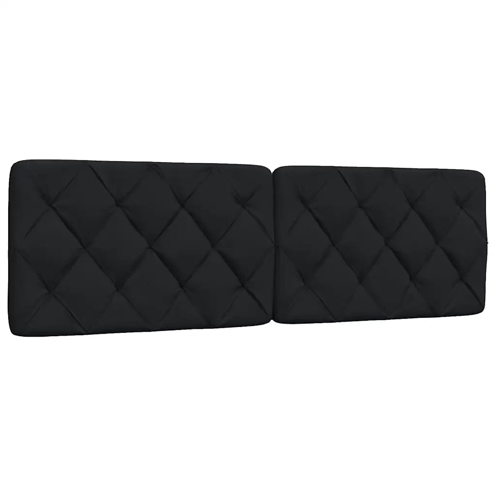 Letto con Materasso Nero 160x200 cm in Tessuto 3310750