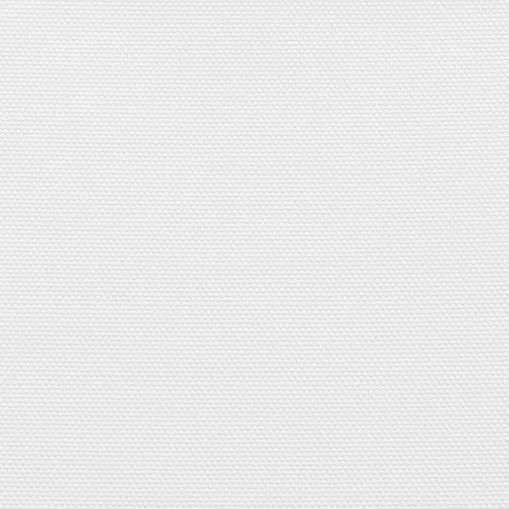 Parasole a Vela Oxford Triangolare 3x4x4 m Bianco 135284