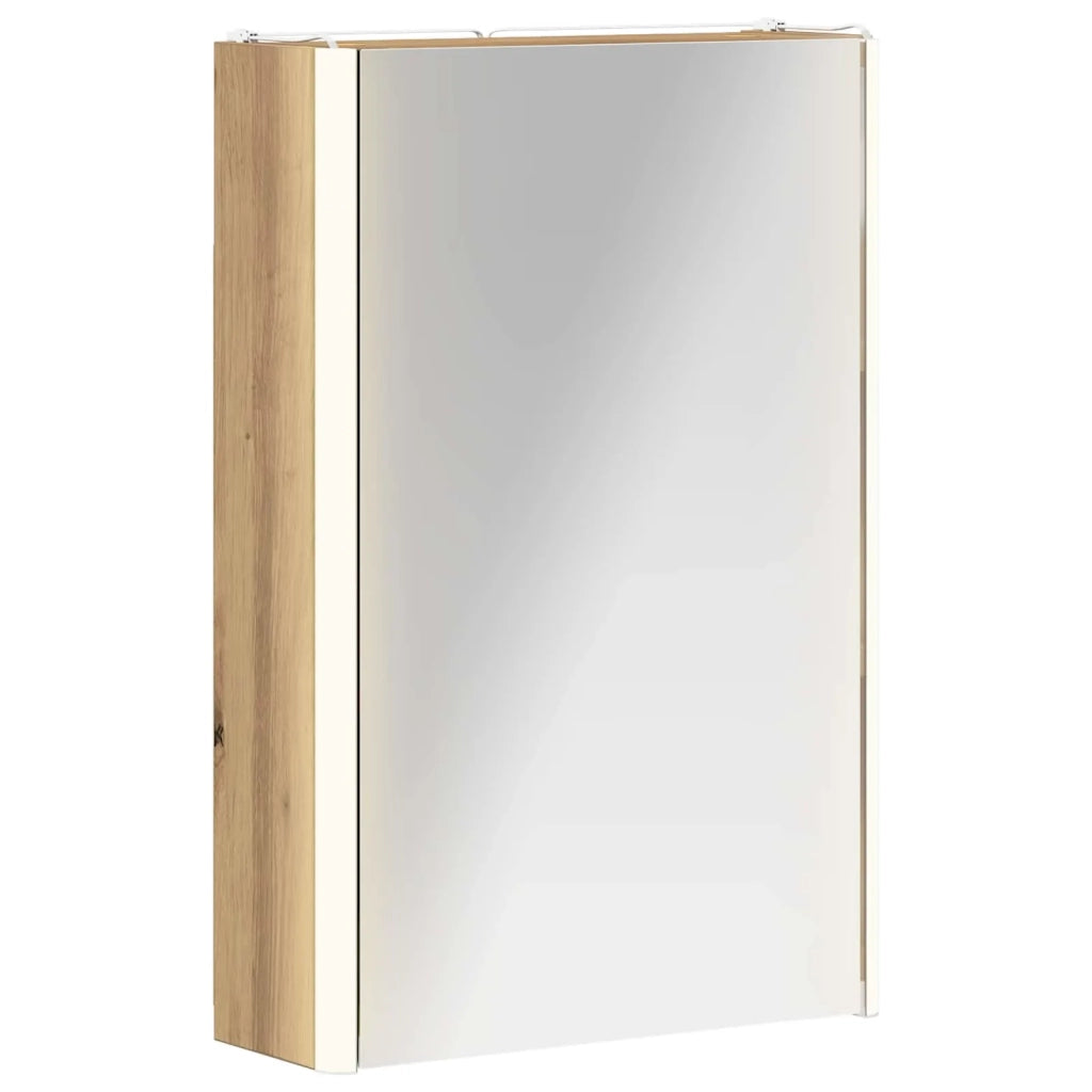 Mobiletto per specchio da bagno Rovere Artigianale