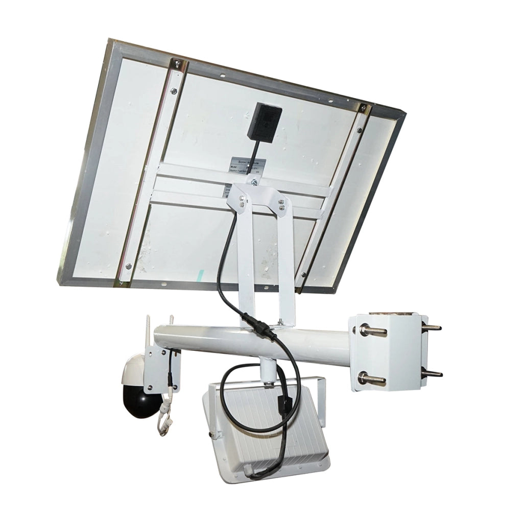Lampada LED da 200 W con pannello solare da 50 W e telecamera di sorveglianza Wi-Fi Breckner Germany