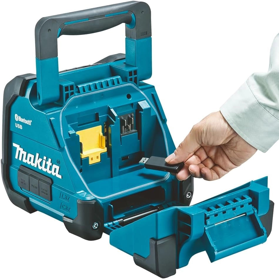 Makita Speaker Portatile da Cantiere Bluetooth e USB DMR202