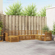 Set di divani da esterno 8 pcs Naturale