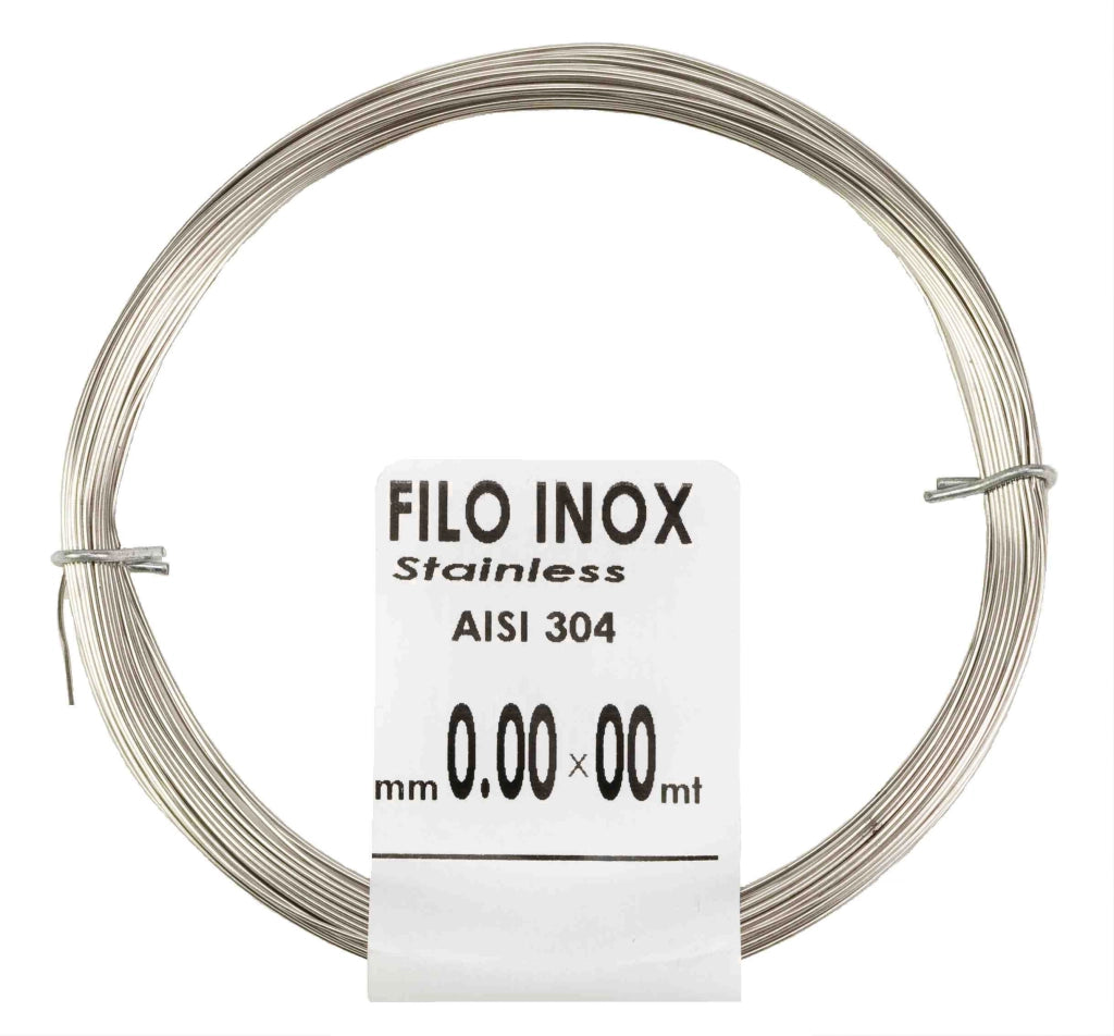 MATASSINA FILO ACCIAIO INOX D 0,8 MM  10 M- FILOTECNICA- 25,0 pz